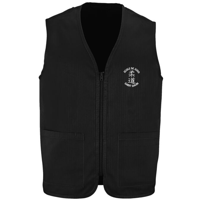 Gilet sans manches de qualité supérieure (matériau de personnalisation haut de gamme, imprimé en France)
