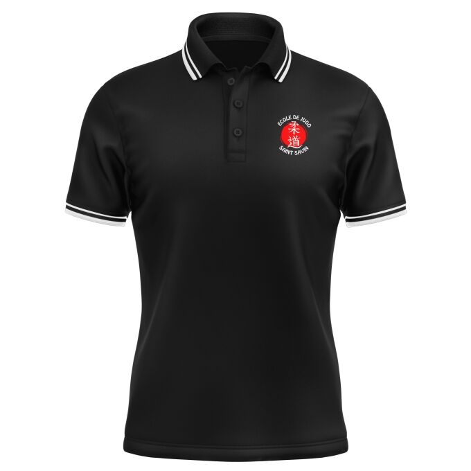 Polo Homme contrasté de qualité supérieure (matériau de personnalisation haut de gamme, imprimé en France)