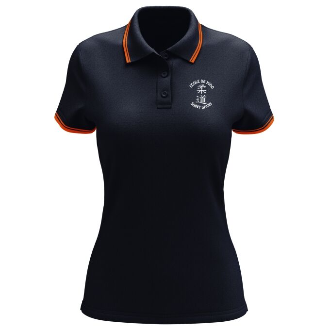 Polo Femme Contrasté de qualité supérieure (matériau de personnalisation haut de gamme, imprimé en France)