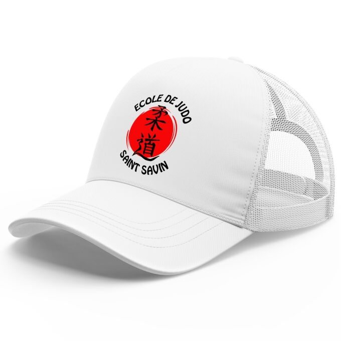 Casquette Trucker avec filet (idéal pour l'été) de qualité supérieure (matériau de personnalisation haut de gamme, imprimé en France)