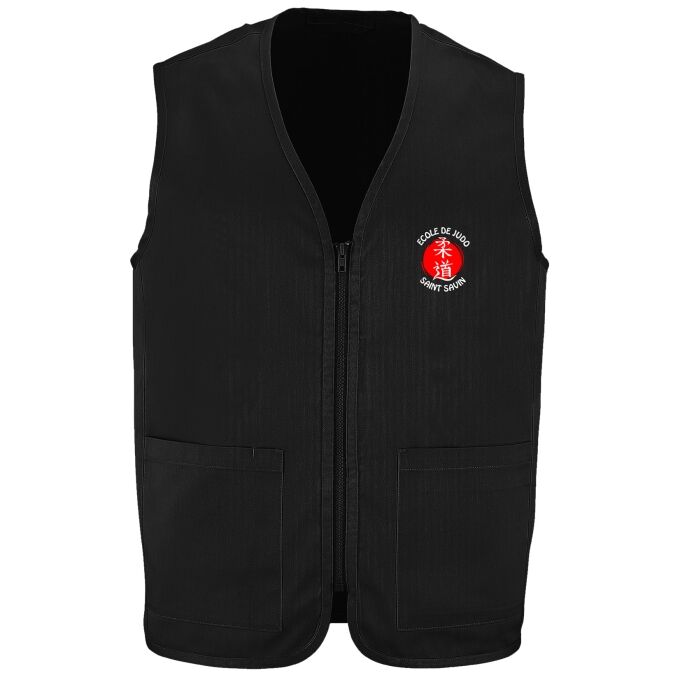 Gilet sans manches de qualité supérieure (matériau de personnalisation haut de gamme, imprimé en France)