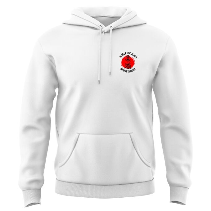 Sweat à Capuche Blanc