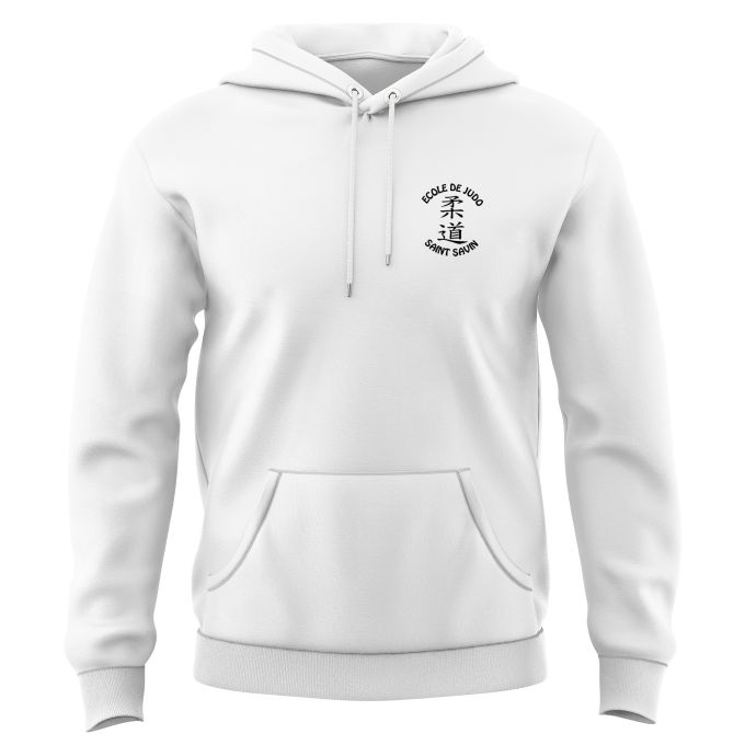 Sweat à Capuche Blanc