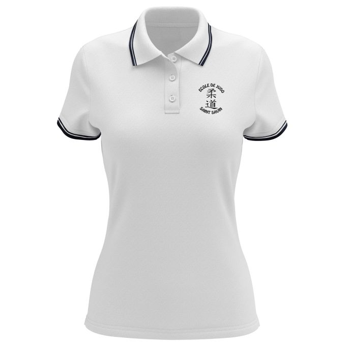 Polo Femme Contrasté de qualité supérieure (matériau de personnalisation haut de gamme, imprimé en France)
