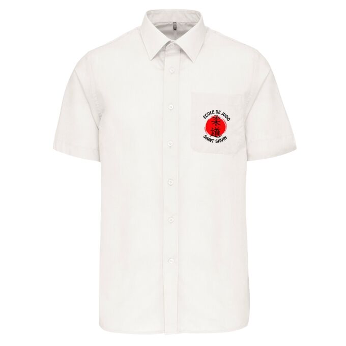 Chemise Homme légère à Manches Courtes de qualité supérieure (matériau de personnalisation haut de gamme, imprimé en France)