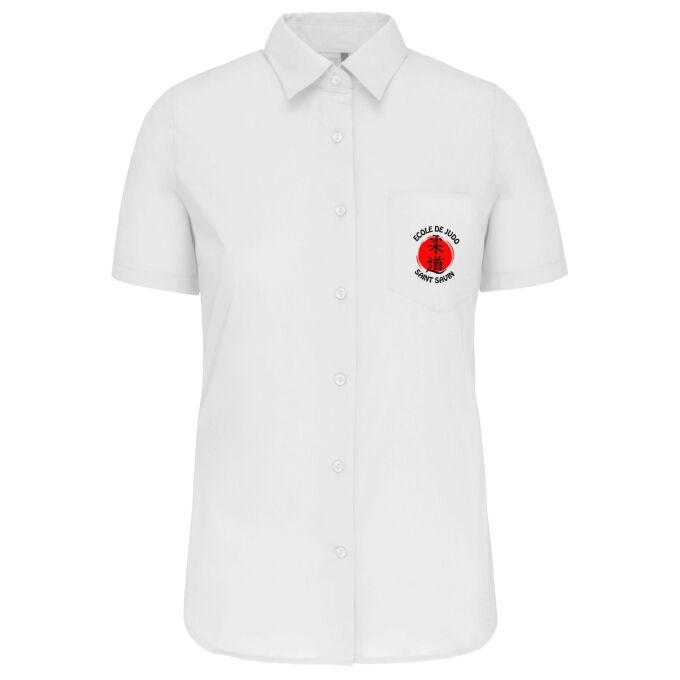 Chemise Femme légère à Manches Courtes de qualité supérieure (matériau de personnalisation haut de gamme, imprimé en France)