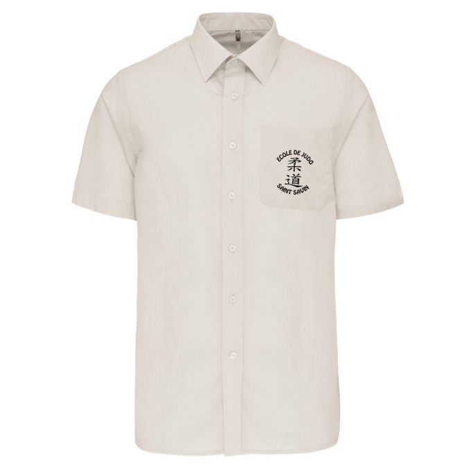 Chemise Homme légère à Manches Courtes de qualité supérieure (matériau de personnalisation haut de gamme, imprimé en France)